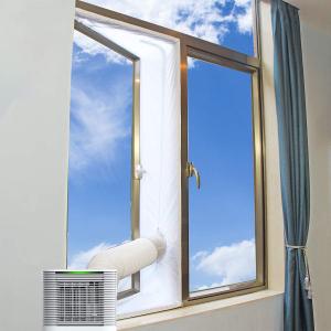 400 cm/157 is; Universal Window Seal for Portable Air Conditioner and Tumble Dryer:Easy to Install - Air Exchange Guards with Zip and Adhesive Fastener