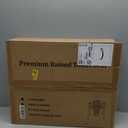Toilet Seat Riser Extra Wide for Seniors, Adjustable Height & Width, 500lb