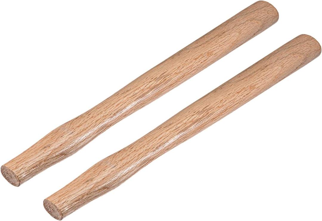 uxcell 16 Inch Hammer Wooden Handle Wood Handle Replacement for 2 to 4 Lb Hammer Oval Eye 2 Pack