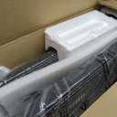 Electric Garage Heater 120V 2 Packs, 750/1500W Ceiling Mount Space Heater for Garage, Shop, Patio with 90 Adjustable Tilt, Dual Quartz Radiant, Safety Metal Grille and Overheat Protection