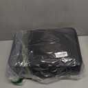 gzcz Large Capacity Travel Makeup Train Case,Professional Cosmetic Bags for Women,Portable Makeup Brush Bag Organizer Storage with Adjustable Dividers and Shoulder Strap (Black)