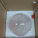 JONATHAN Y 7.75" Clear/Brass Gold Modern Globe LED Pendant Light, Industrial Hanging Ceiling Lamp for Kitchen Island, White Glass Globe Shade, LED Bulb Included (JYL9528C)