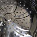 9 Inch Stainless Steel Steamer Basket with Dual Handles Multi-Vent Food Steamer Insert for Dumplings and Buns Kitchen Cooker