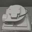 Bathroom Exhaust Fan with LED Light Ceiling Mount Ventilation Fan 110 CFM 1.0 Sones 4 Inch Duct Quiet Bathroom Vent Fan with Light Combo 5000K for Home Bath Office Hotel(Round)