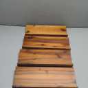 Tinamo Acacia Wooden Spice Rack Organizer for Cabinet - Spice Drawer Insert, Spice Organization for Cabinet, Seasoning Organizer, Spice Holder Pack of 4 (Acacia pack 4)