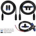 NMEA 2000 Starter Kit for Yamaha Outboard Engine Interface 2006-2023 Bundle, Marine Grade NMEA 2000 Backbone Cables Drop Cables Tees Terminators for Lowrance Garmin Replace# 000-0120-37 3004.6865
