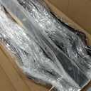 50 Pack - 32.25"x1" Balusters for Deck Railing Curve Aluminum Deck Balusters Face Mount Metal Deck Spindles Shiny Black