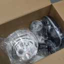 Glass Electric Kettle with Tea Infuser  1.5L Stainless Steel, 1200W Rapid Boil, Temp & Programmable Control for Teas/Coffee  Black