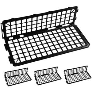 Homoyoyo 12pcs Retail Shelf Guardrail: Plastic Fruit and Vegetable Shelf Guardrail - Supermarket Divider for Efficient Produce Organization