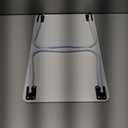 Ruxury Foldable Lap Desk Laptop Stand Bed Desk Table Tray, Breakfast Serving Tray, Portable & Lightweight Mini Table, Lap Tablet Desk for Sofa Couch Floor - White (Medium)