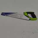 14 in. Pro Hand Saw, 11 TPI Fine-Cut Soft-Grip Hardpoint Handsaw Perfect for Sawing, Trimming, Gardening, Cutting Wood, Drywall, Plastic Pipes, Sharp Blade, Ergonomic Non-Slip Handle (green)
