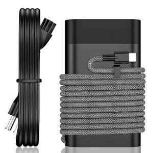 FSJTD Slim 65W USB C Laptop Charger Compatible with HP Spectre x360, Elitebook x360, Envy, Omnibook, Chromebook, Elite x2, Zbook, ProBook Travel Type C AC Adapter Power Cord Supply