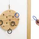 SUNGIFT Hook Ring Toss Game for Adults & Kids - Yard Hooky Ring Tossing Games - Hookie Wall Game Indoor & Outdoor Family Fun - Home, Party, Office, Camping & Backyard Games