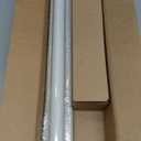 SIMEWIN White Curtain Rods for Windows 28 to 48 Inches Adjustable Decorative 1 Inch Diameter Single Window Curtain Rod Set with Classic Finials, White Finishing