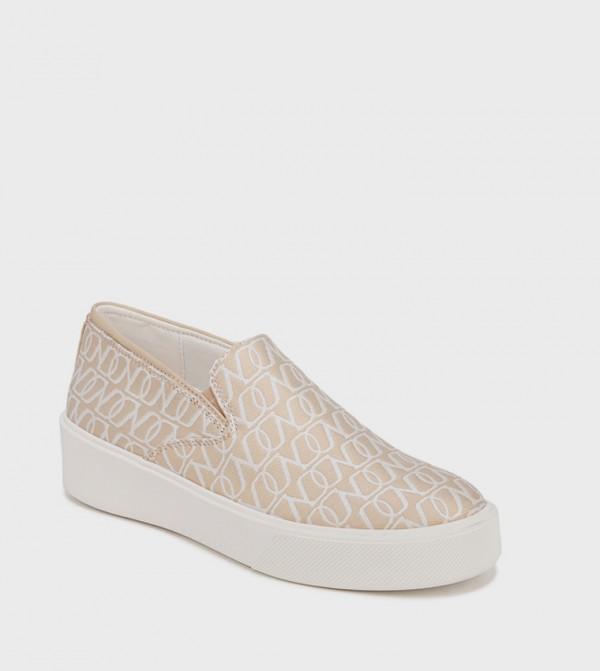 Naturalizer Marianne Platform Sneaker, Size 9.5, Color Beige/White