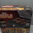 Ninja Griddle and Indoor Grill, 14, Electric Grill, For Steak, Burgers, Salmon, Veggies, and More, Pancake Griddle, Nonstick, Dishwasher Safe, 500F, Even Cooking, Silver, GR101