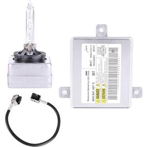 HID Headlight Ballast W/Igniter & D3S Bulb 2011 2012 2013 2014 2015 2016 2017 2018 2019 2020 for Chrysler 300 3.6L 5.7L 6.4L BAM92-143700 68170821AA W003T21971 Xenon Ballast Control Module