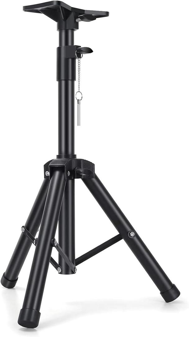 Pa Speaker Stand Tripod Speaker Stands Adjustable Height from 30" to 44" Slim Mini DJ Short Tripod Speaker Stand