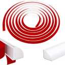 Flexible Quarter Round Molding, 118 inch Self-Adhesive Trim Molding Peel and Stick Bendable Molding Trim, Waterproof Quarter Round Trim for Wall Edge Corner Cabinet Edge Countertops