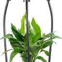 Plant Stand Indoor Outdoor 2 Tier 27" Tall Metal Potted Holder Rack Flower Pot Stand Heavy Duty Plant Shelf Rustproof Iron Multiple Plant Round Supports Rack for Planter Corner Garden Balcony Patio