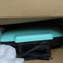 Dash Multi Mini Waffle Maker- Quad Waffle Maker for Family Breakfasts - Dual Nonstick Heating Plates & Easy-Release Surface - Compact & Fast-Heating - Aqua