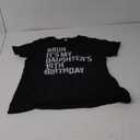 Bruh It's My Daughter's 16th Birthday Crown Happy Cute Funny Premium T-Shirt, Size XL, Black