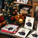 6 x Creepy Michael Myers Christmas Cards Gifts for Women Men, Christmas Gift for Him Her, Horror Movies Killer Xmas Card, Christmas Holiday Card, Holiday Gifts Idea, Funny Christmas Gifts for Friend Family (BX045)