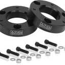 2 Inches Front Leveling Lift Kit Compatible with 2007-2024 Chevy Silverado 1500/GMC Sierra 1500 2WD 4WD, 2'' Aluminum Front Strut Spacers Suspension Lift Kits Lift Spacers on Pickup&Truck, 2PCS