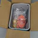 Bath Toy Storage Organizer Basket, 3 Pack Cute Robot Bathtub Shower Toy Organizer, Wall Mounted Hanging Bath Toy Holder with Hooks, for Tub Laundry (3 Pack / Blue,Grey,Green)