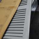 Fypon 16"W x 60"H x 1"P Louvered Shutter w/ Center Rail, Urethane (Per Pair)