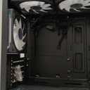 Micro ATX PC Case, Gaming MATX PC CASE with 3 PWM ARGB Fans Pre-Installed, Type-C Full-View Dual Tempered Glass, Cpmputer CASE Black