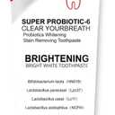 SP-6 Toothpaste, Ultra Whitening, Deep Cleaning and Fresh Breath, Fresh Breath, Stain Removing Toothpaste for Teeth Color Correcting (Pack of 4-120g)