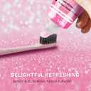 4 x Niacinamide Whitening Toothpaste, Effectively Whitens Teeth, with Peach & Mint Flavor - Stain Removal, Gum Care, Fresh Breath 24HR, Fluoride-Free Gentle Formula for Sensitive Teeth