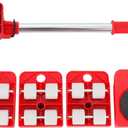 Furniture Appliance Lift Mover Tool Set, Furniture Lifter Kit with 4 Slider for Moving, Carbon Steel, Moving Gliders for Sofa Fridge Washing Machine