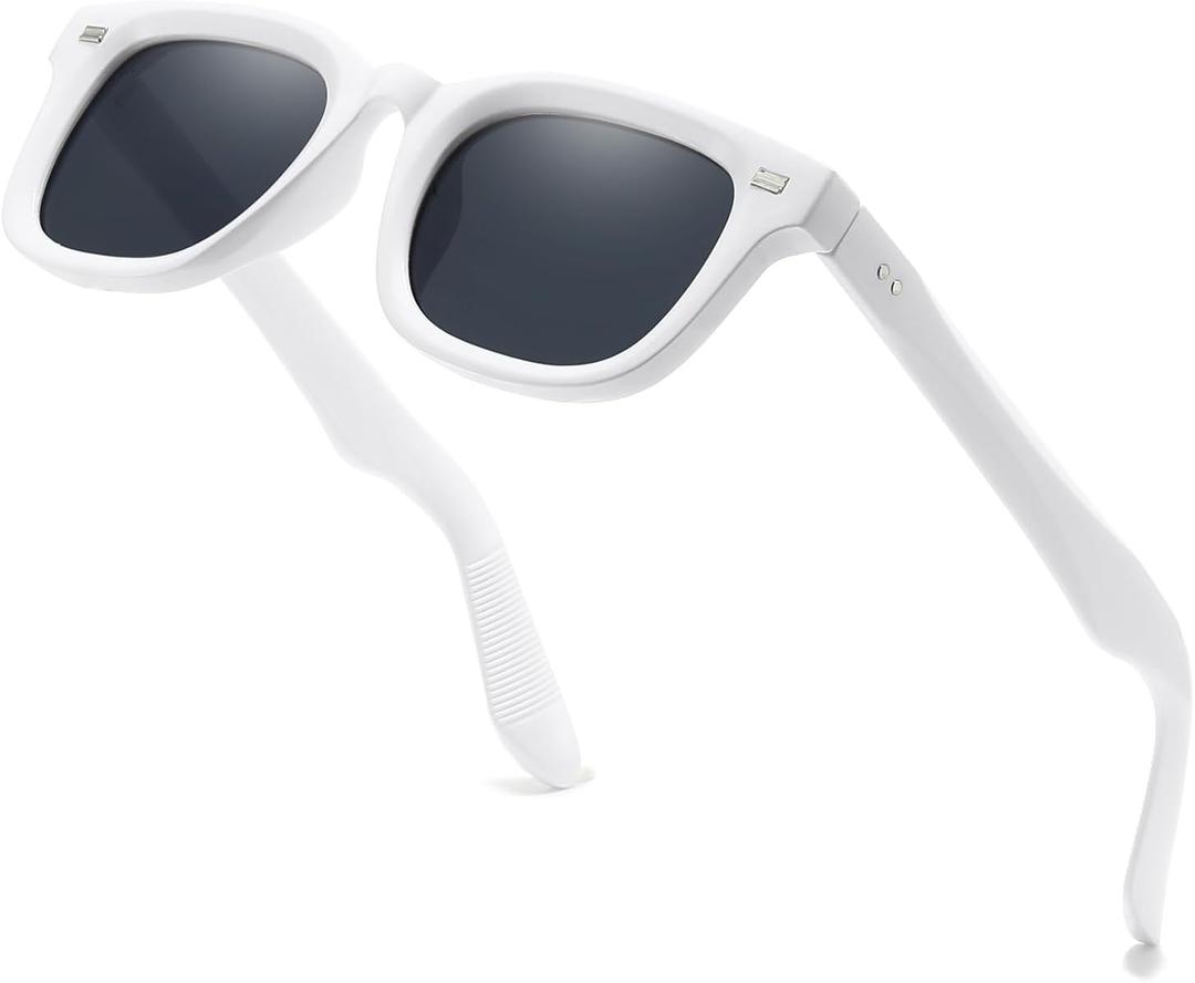 IGnaef Classic Square Sunglasses for Women Men Retro 90s Shades Sun Glasses UV400 Protection IF3755