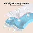 Marsail Twin XL Memory Foam Mattress Topper, 3 Inch Cooling Gel Infused with Soft Cover, CertiPUR-US® and Oeko-TEX® Certified, Sofa
