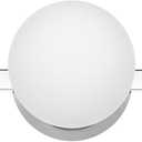 Chrome Globe Bathroom Vanity Light Fixtures, Modern 3 Lights Wall Lighting, Porch Wall Mount Light Fixture for Bathroom, Over Mirror Cabinets