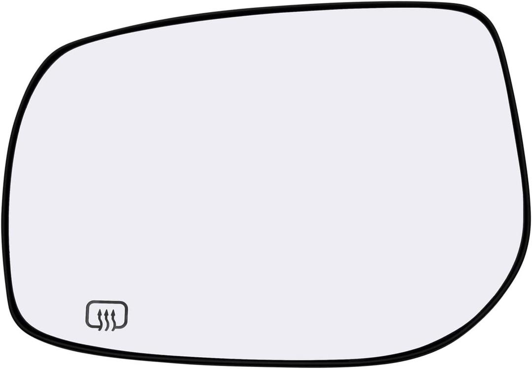Driver Side View Mirror Assembly Left Glass, Back Plate, Heated, Replacement Compatible With Toyota Corolla, Matrix 2009 2010 2011 2012 2013 Sold By Rugged TUFF