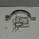 2 Pcs 6 Inch B Vent Wall Strap Round Gas Vent Pipe Strap Rigid Split Ring Hanger