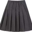 Skirts for Girls Pleated Skirt A-line Tennis Outfits High Waisted School Uniform Skirts with Shorts