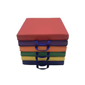 Softscape 15x15 In Square Floor Cushions 6 Piece