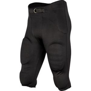 CHAMPRO Men's Standard Safety Practice Football Pants with Pads. Black Medium