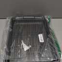 15 X 10.5 Non-Stick Carbon Steel Baking Sheet And Raised Wire Rack  Pizza Crisper, Crispy Bacon, Multi-Purpose Cooking Sheet, Cooling Rack, Kitchen Cookware Set, Dishwasher Safe (Dark Gray)