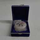 Handcrafted Marble/Onyx Small Ring Box  3-Inch Decorative Jewelry Storage  Unique Gift Idea for All Occasions