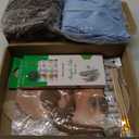 Leumoi 19 Pcs 80s Painter Costume Set Men Brown Afro Wig Beard and Painting Kit for Halloween Painting Artist Cosplay (3X-Large)