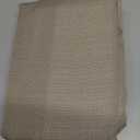 Chyhomenyc Stone Beige Curtains 45 Inch Length 2 Panels, Faux Linen Textured Semi Sheer Light Filtering Soft Airy Rod Pocket Window Treatment Drapes for Living Room Bedroom, Each 30" Wx45 L