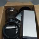 Burr Coffee Grinder with 45 Gind Settings, Anti-Static Conical Burr, Precision Electronic Timer & LED Touchscreen for Espresso/Drip/Cold Brew/French Press, All-Metal Stainless Steel Body, Silver