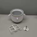 Ice Cream Maker Attachment for KitchenAid, Fits KitchenAid 4.5/5QT & 6QT Mixers, Frozen Ice Cream & Sorbet Gelato Maker, 2 Quart, White