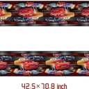 2Pcs McQueenTablecloth Disposable Tablecover Birthday Cars Party Supplies and Decorations for Cars Rectangle Tables 70"X42"