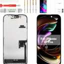 TFT for iPhone 16 Pro Screen Replacement for iPhone 16 Pro LCD Digitizer Replacement for iPhone 16 Pro Display Touch Assembly Screen Kits A3293 A3083 A3292 A3294 Black